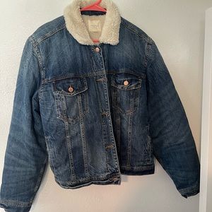 Sherpa lined Jean jacket